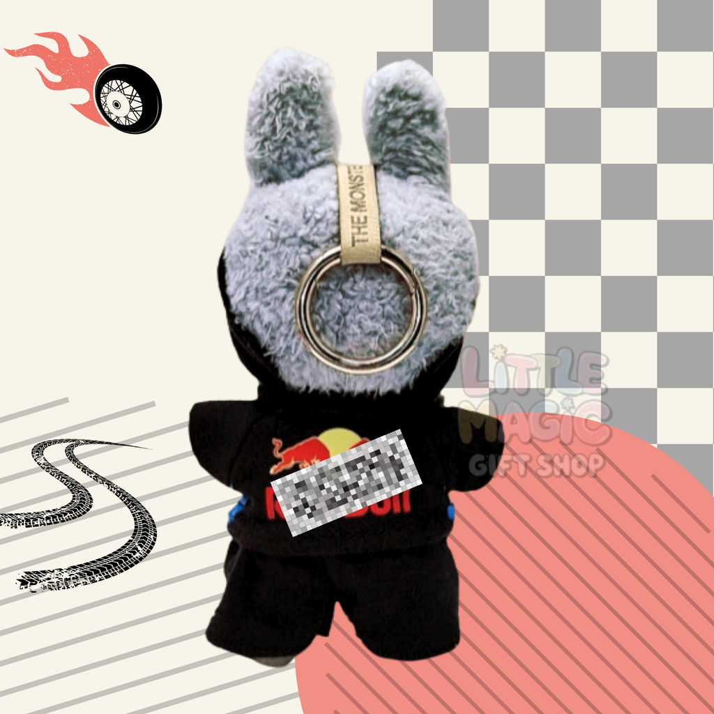 Labubu Track Day F1 Team Kit Outfit Custom Racing Suit for Pop Mart Dolls