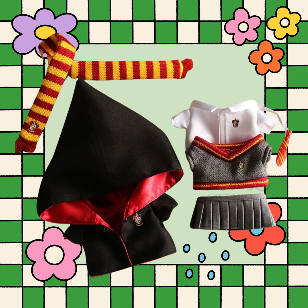 Labubu Four House of Enchantment Outfit Wizard Robe Set for Pop Mart Doll
