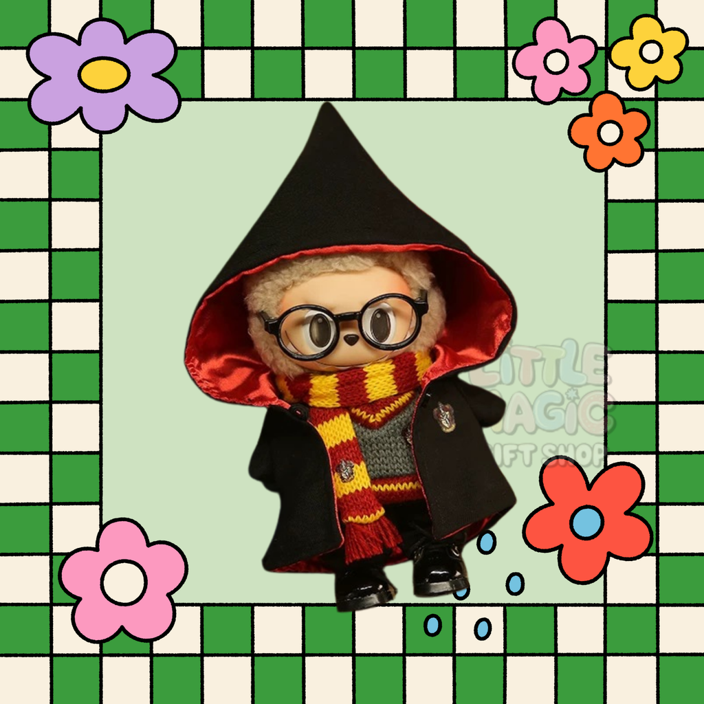 Labubu Four House of Enchantment Outfit Wizard Robe Set for Pop Mart Doll