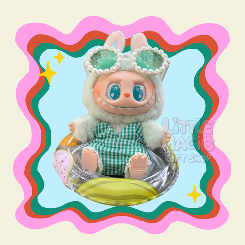 Labubu Summer Splash Outfit – Swimsuit & Beach Set for Pop Mart Doll