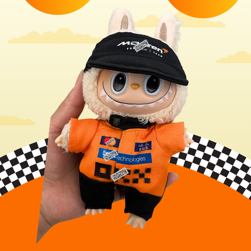 Labubu Racing Outfits – Motorsports-Inspired Doll Cosplay Set for Pop Mart Figures