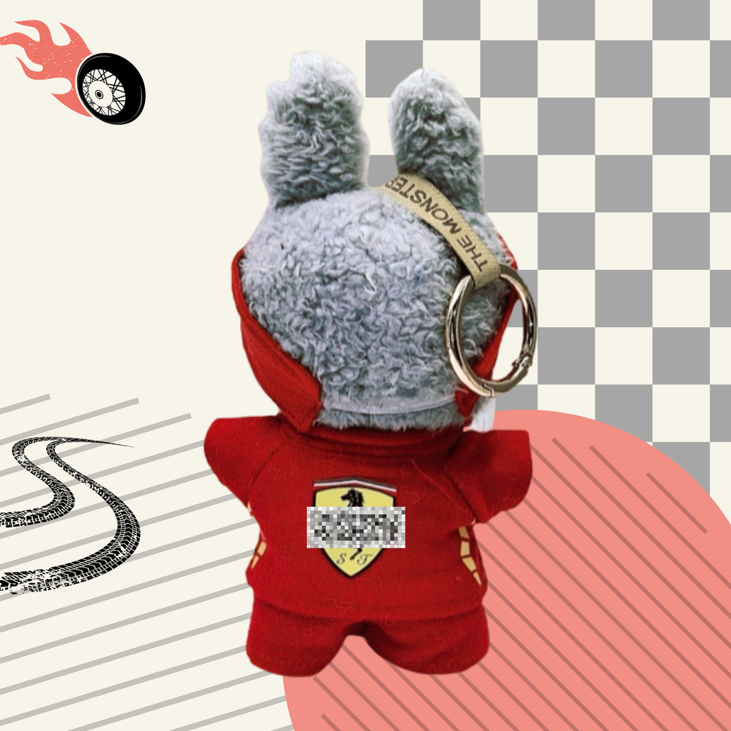 Labubu Track Day F1 Team Kit Outfit Custom Racing Suit for Pop Mart Dolls